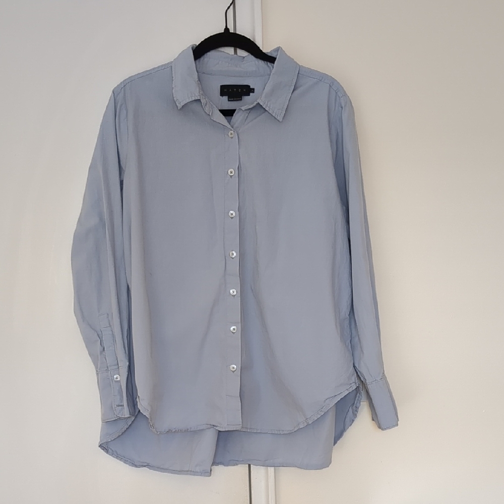 Hatch maternity button down shirt